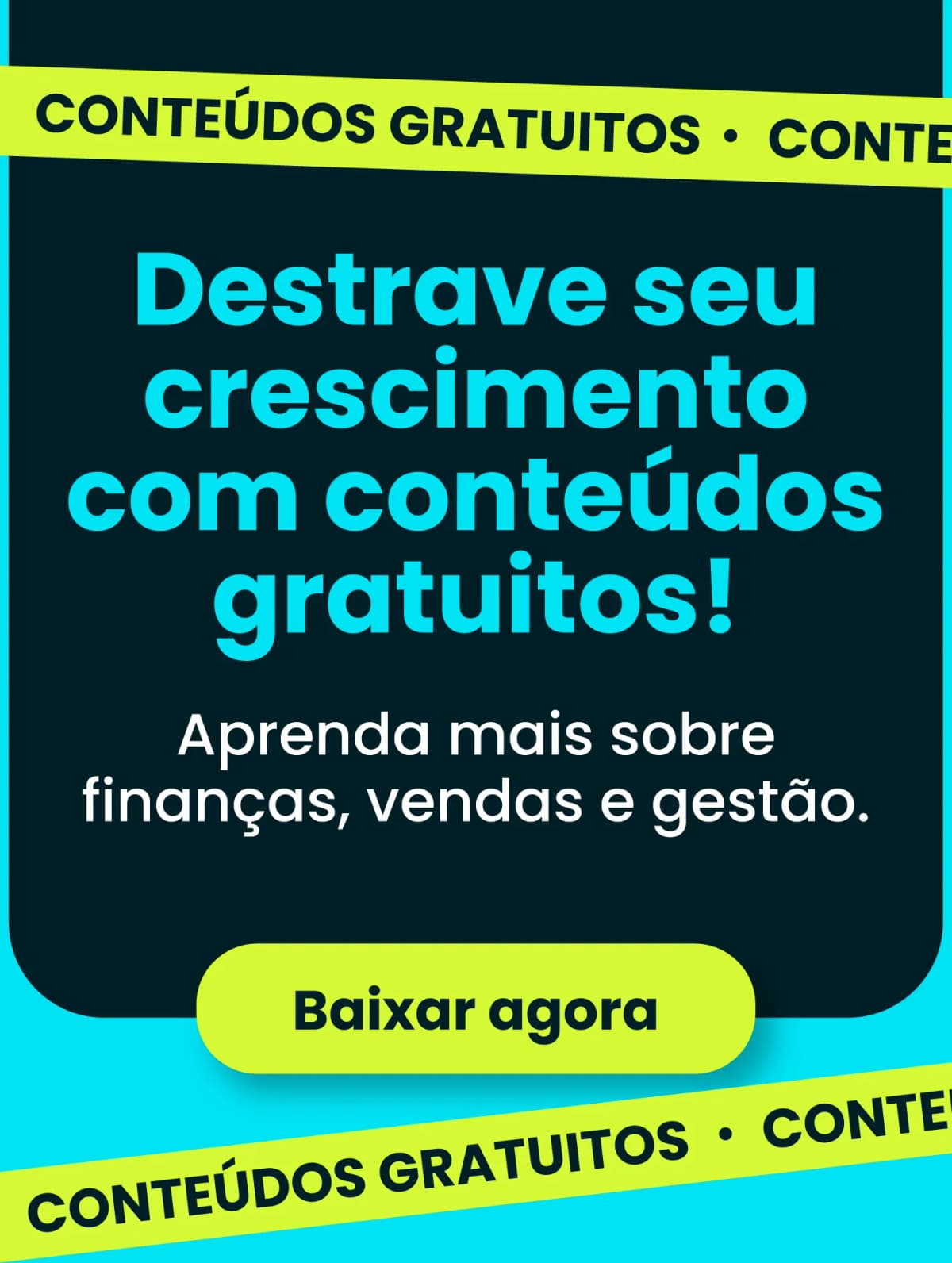 Destrave seu crescimento com conteúdos grauitos